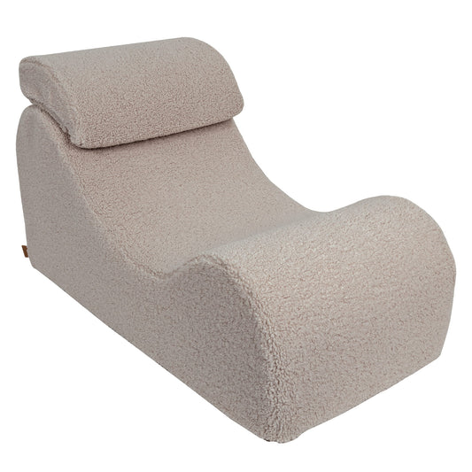Ligstoel Wave Loungefauteuil Lichtgrijs Bearly Kinderen by MeowBaby