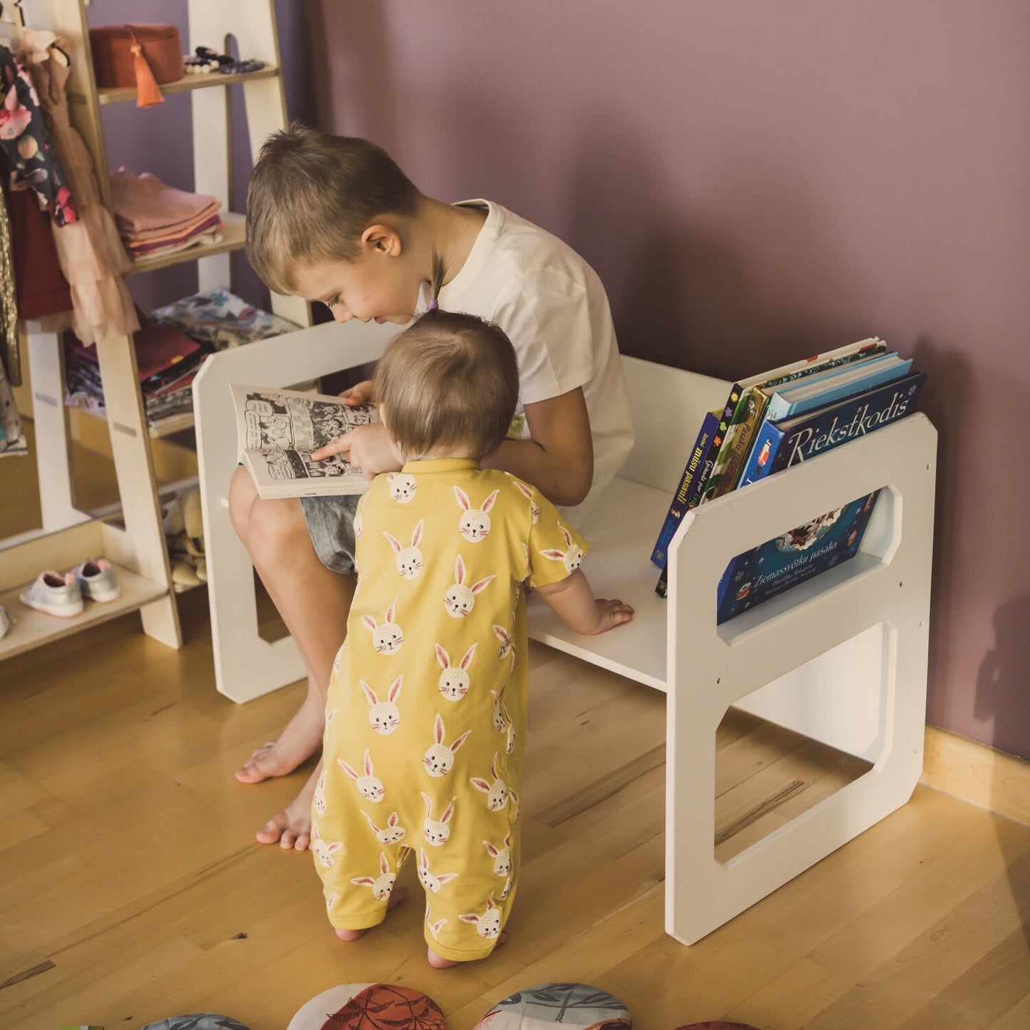 Montessori Afleertafel Stoelset Veilig Minimalistisch by Montessori House Bed
