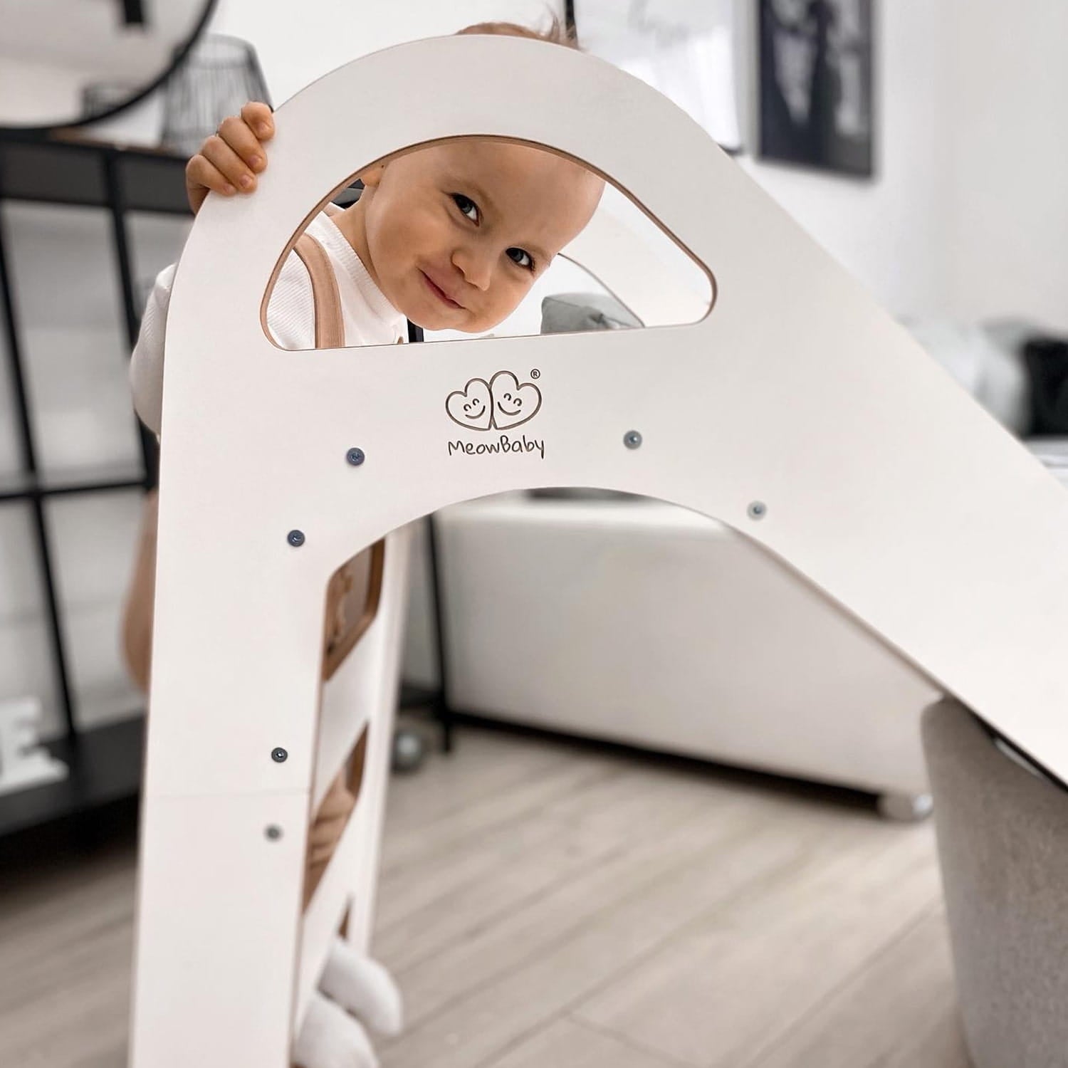 Houten Glijbaan Scandinavisch Speelruimte Voor Kinderen by MeowBaby