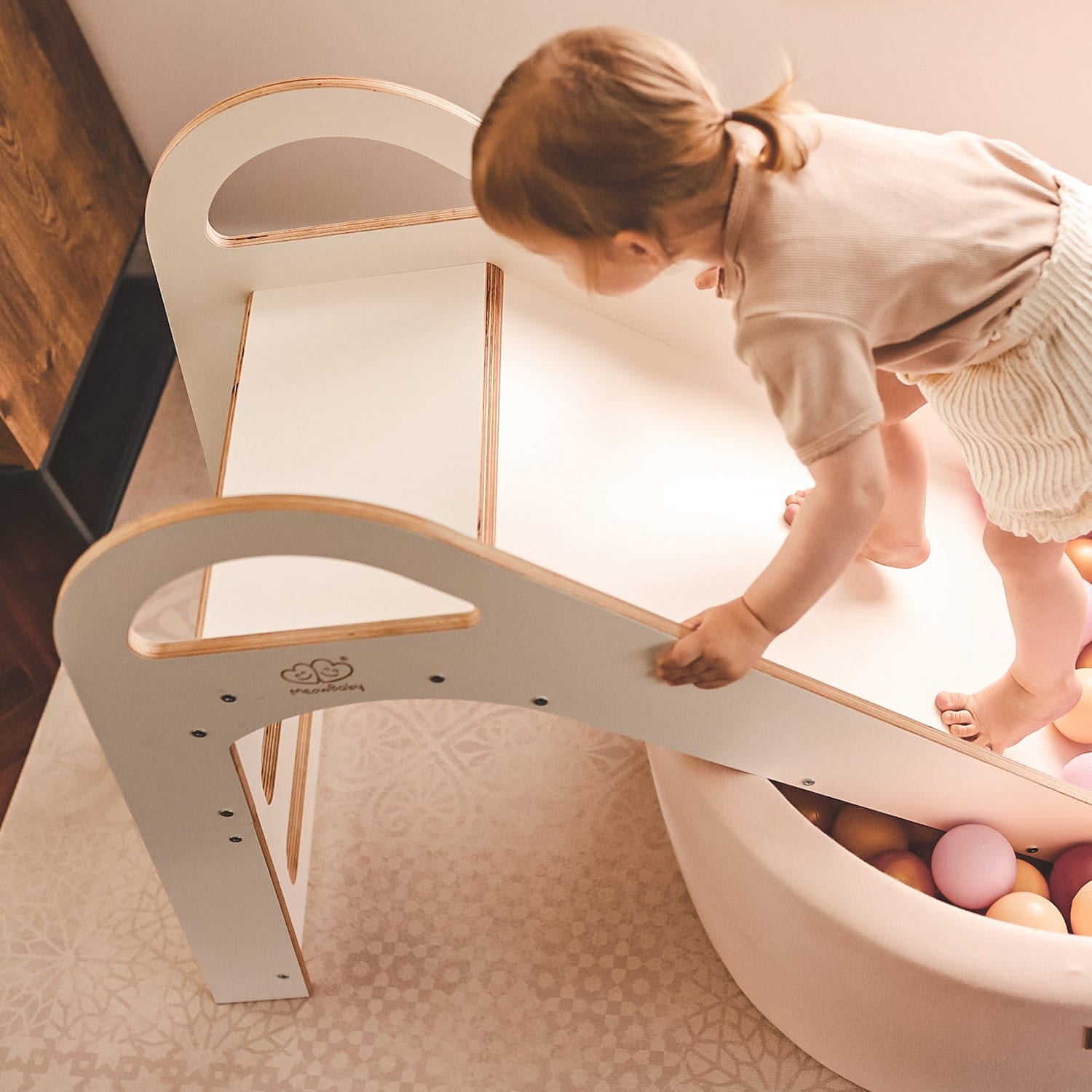 Houten Glijbaan Scandinavisch Speelruimte Voor Kinderen by MeowBaby