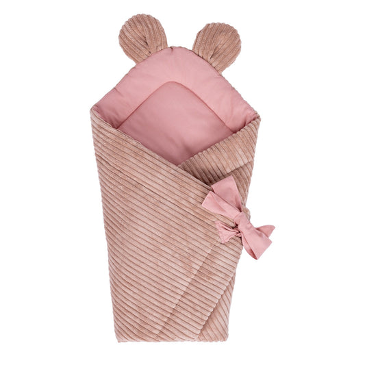 Wikkeldoek Ademend Katoen Poederroze Slaapcomfort Zacht by MeowBaby