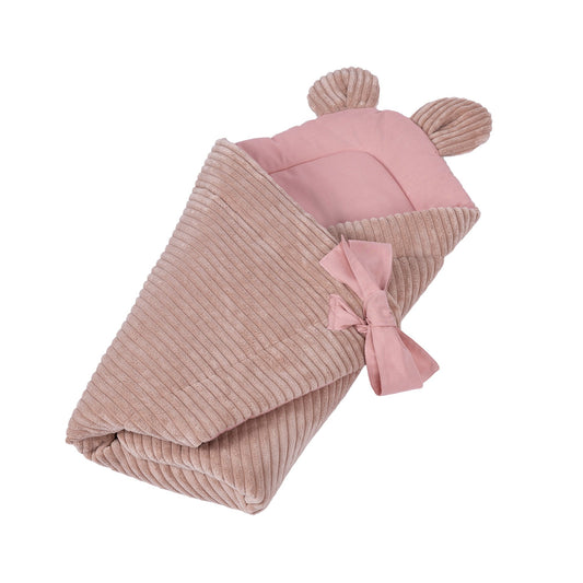 Wikkeldoek Ademend Katoen Poederroze Slaapcomfort Zacht by MeowBaby