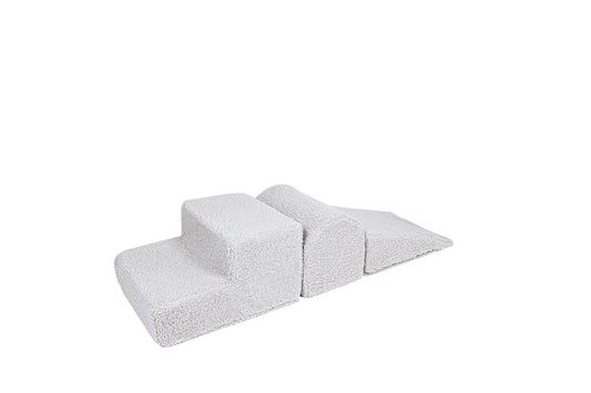 Korduroy Vormenset Drie Delige Ivoorwitkleurig Speelset by MeowBaby