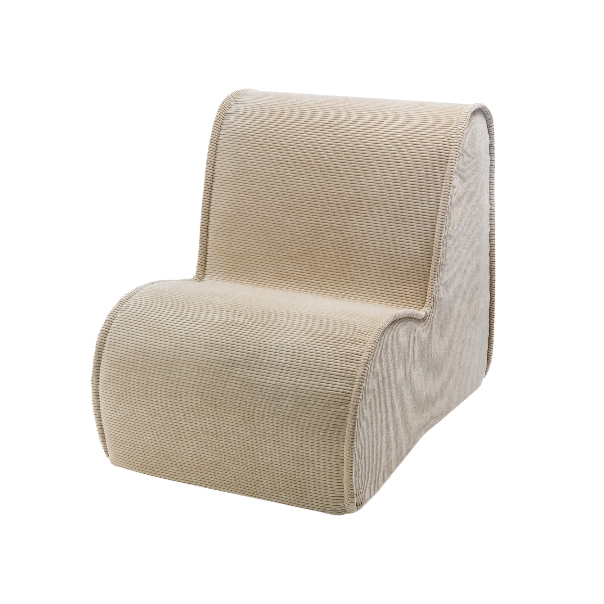 Korduroy Fauteuil Kinderen Zandkleur Interieurmeubel by MeowBaby