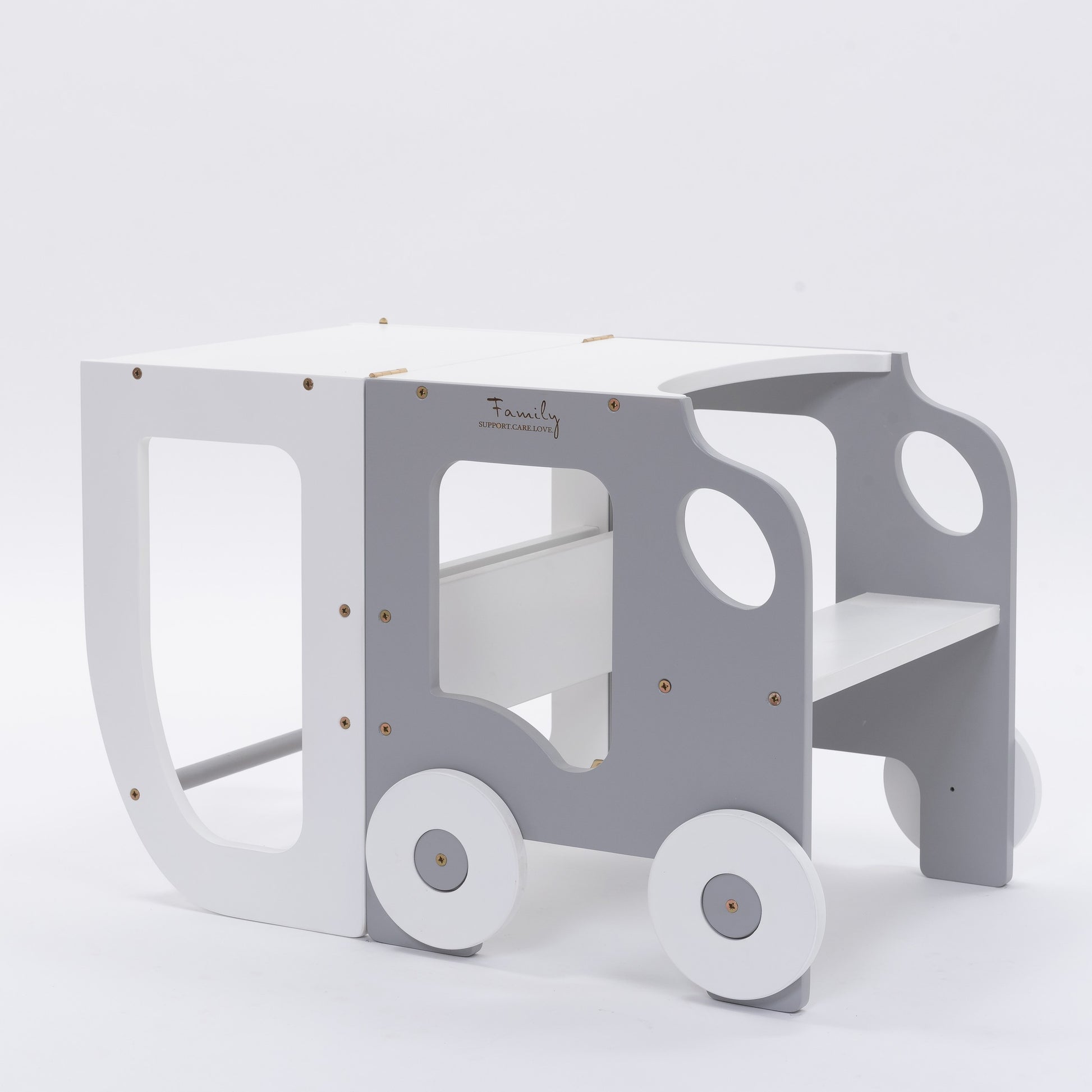 Montessori Keukenopstapje Omzetbaar Tafel Stoel Kinderen by Family-scl