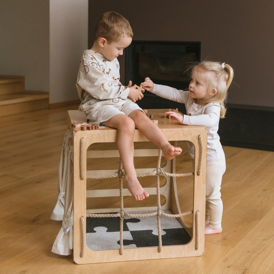 Vilt Puzzel Speelmat Vierdelig Milieuvriendelijk Veilig by Ette Tete