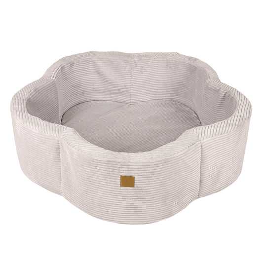 Schuimballenbak Esthetische Ecru Bloemen Ontwerpbeeld Zacht by MeowBaby