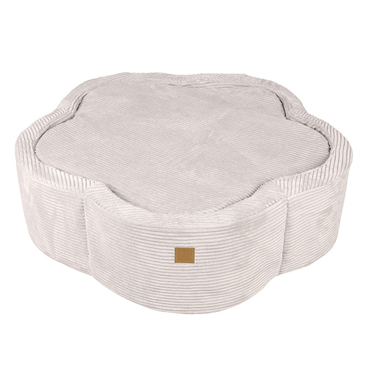 Schuimballenbak Esthetische Ecru Bloemen Ontwerpbeeld Zacht by MeowBaby