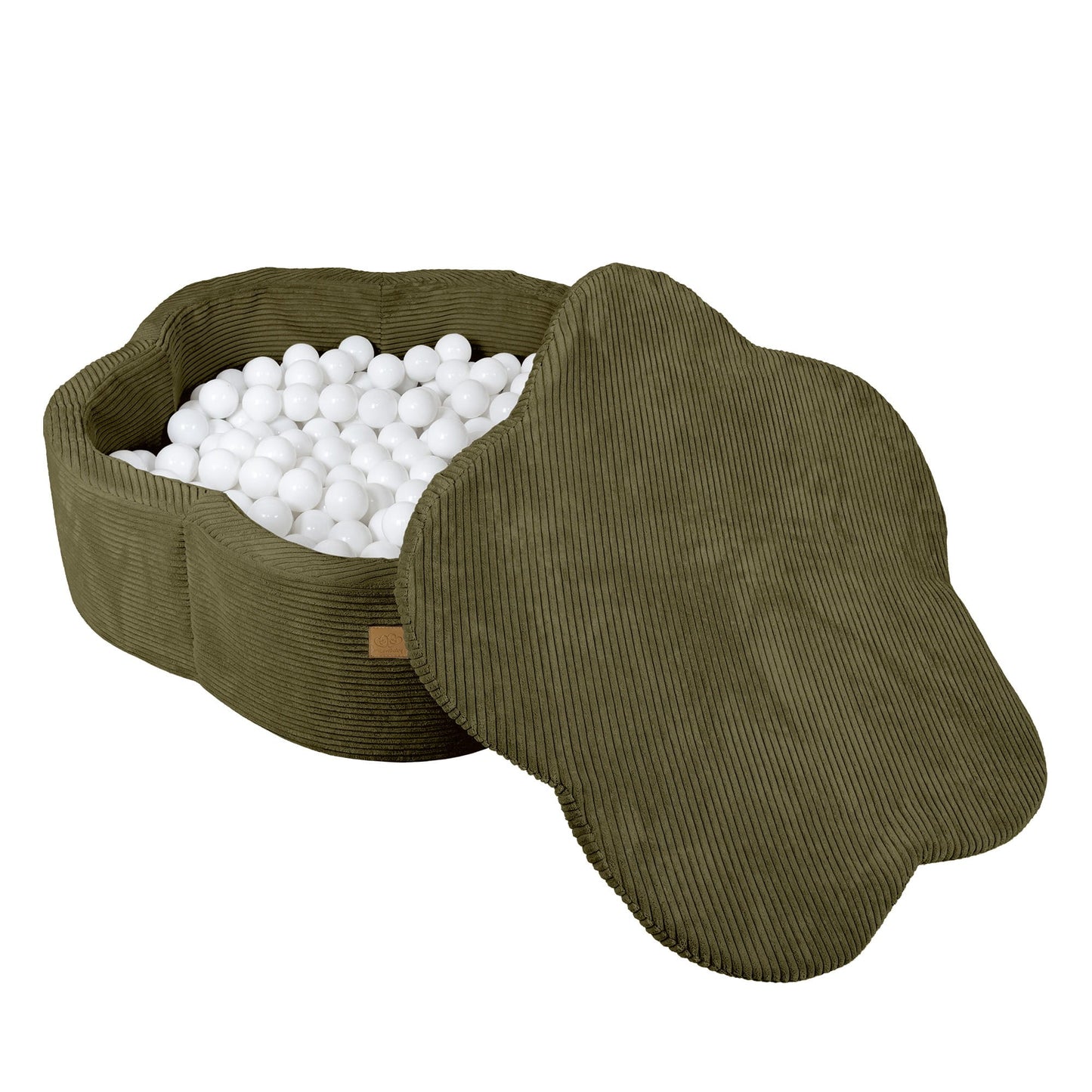 Ballenbak Schuim Bloemenpatroon Khaki Kindveilig Speelplezier by MeowBaby