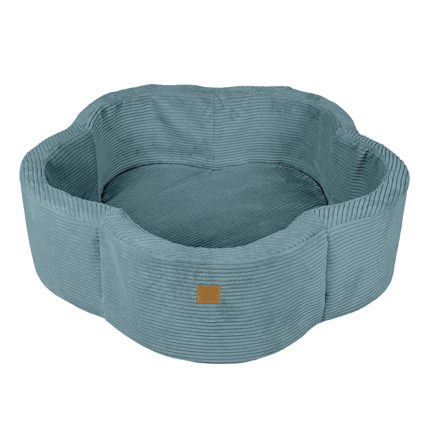 Ballenbak Schuim Baby Turkoois Bloemenmotief Vormgeving by MeowBaby