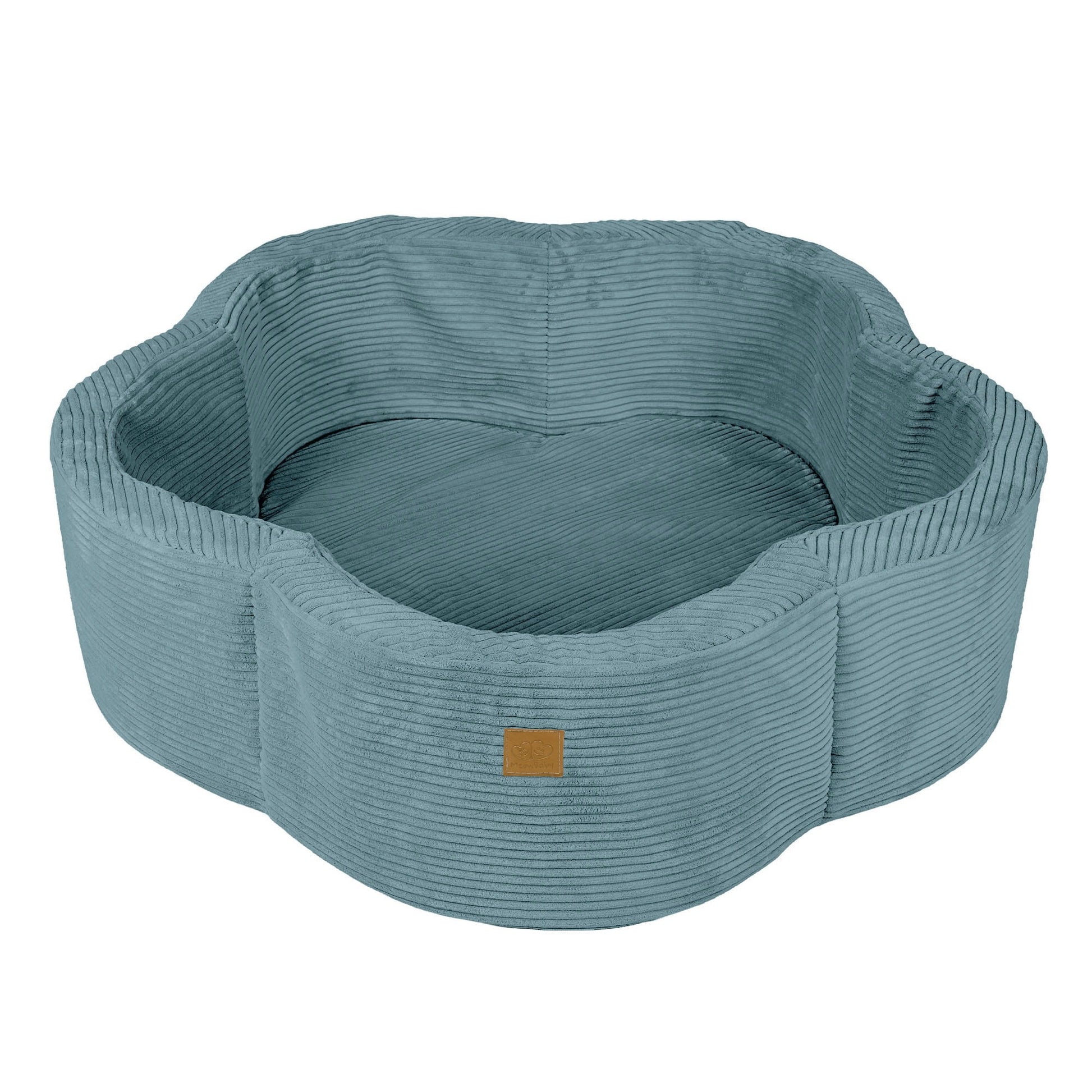 Ballenbak Schuim Baby Turkoois Bloemenmotief Vormgeving by MeowBaby