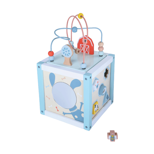 Houten Motoriekcentrum Vierzijdig Educatief Interactief by Gerardo's Toys