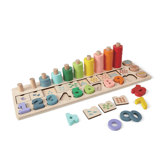 Houten Rekenspel Educatief Veelzijdig Leerzaam Interactief by Gerardo's Toys