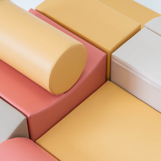 Zachte Speelblok Set Pastelroze Avonturier Speelpakket by IGLU