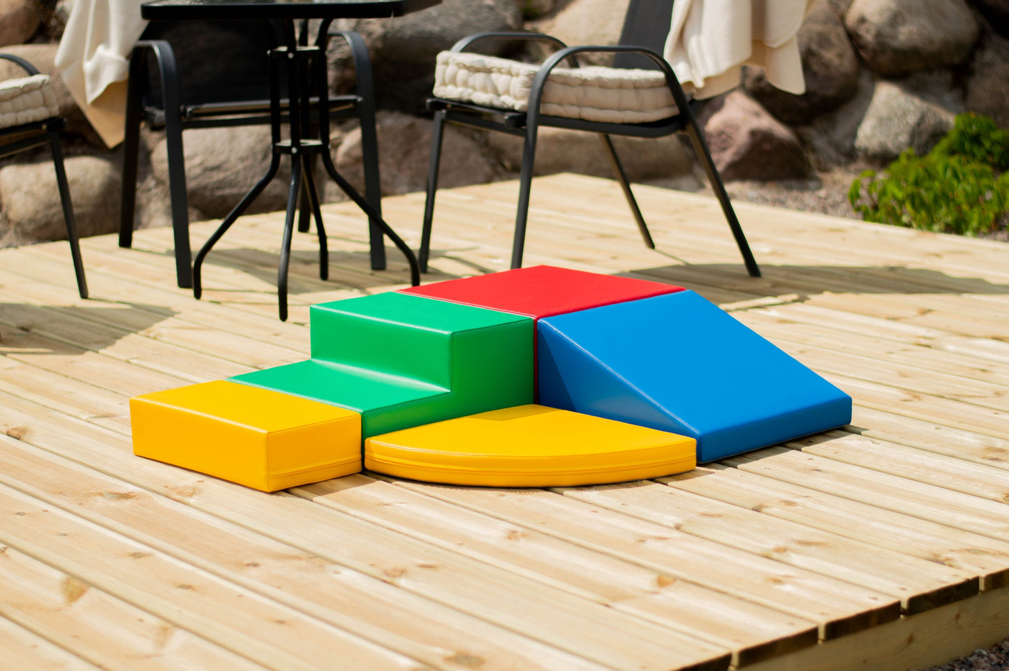 Zachte Speelblok Set Hoekklimwandsysteem Veelkleurig by IGLU