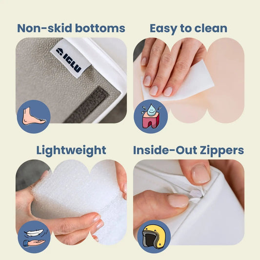 Zachte Speelblokbouwset Roze Groen Montessori Veilig by IGLU