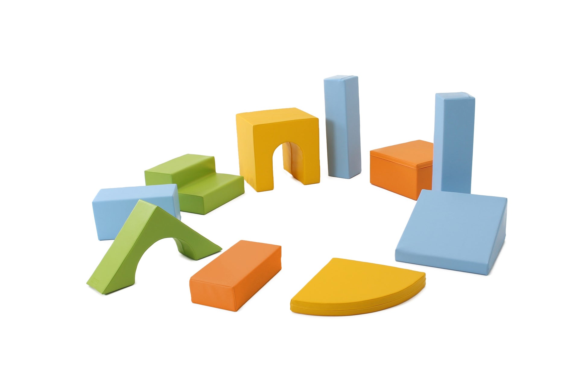 Zachte Speelblokenset Met Meerkleurige Vormen Creatief by IGLU