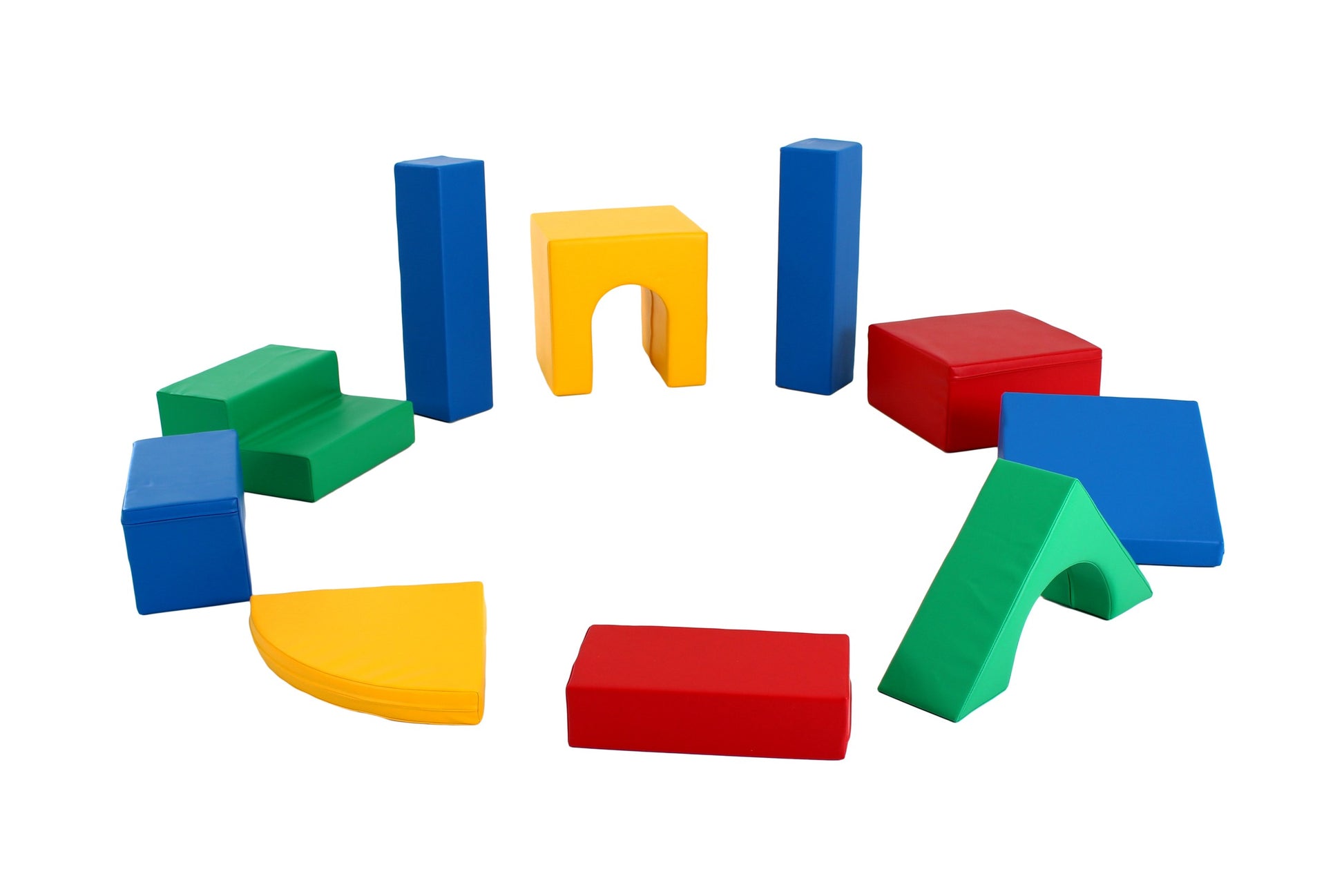 Schuimblokjes Speelset Met 10 Stuks Kleurrijk Creatief by IGLU