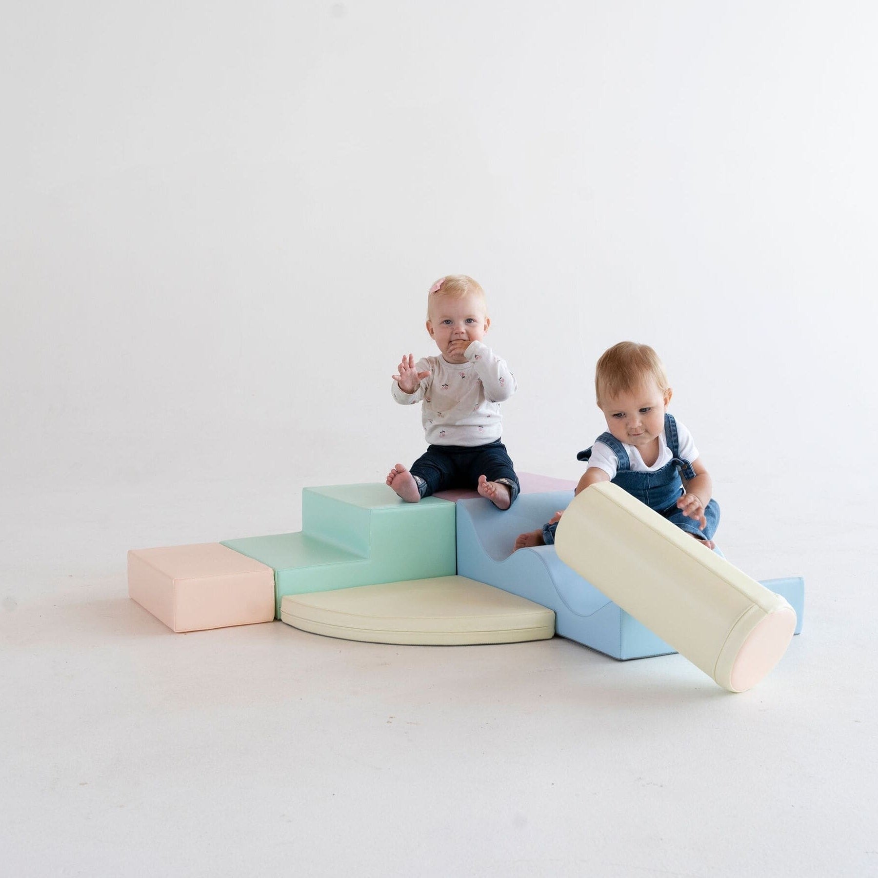 Zachte Speelblokken Zesdelig Pastel Montessori Speelset by IGLU
