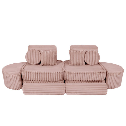 Modulaire Kinderbank Compact Roze Plus Kindvriendelijk by MeowBaby