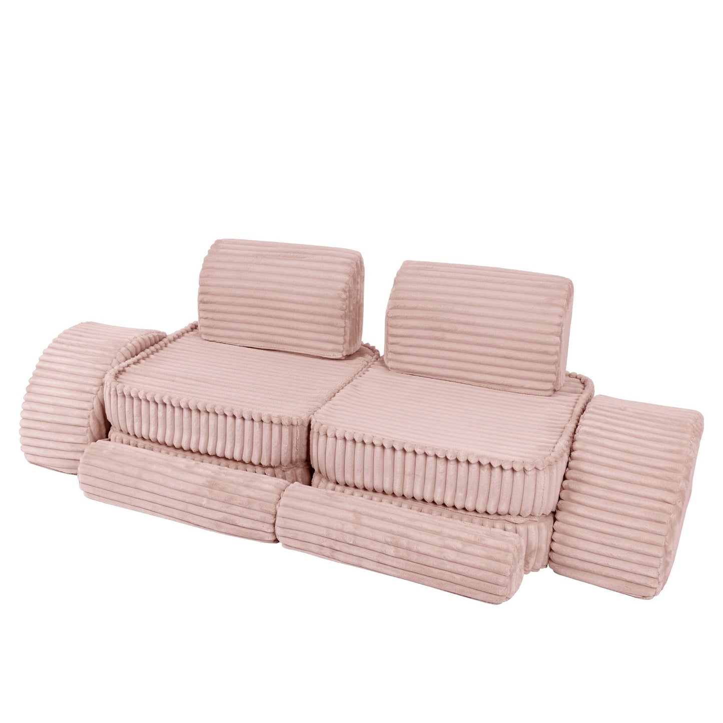 Modulaire Kinderbank Compact Roze Plus Kindvriendelijk by MeowBaby