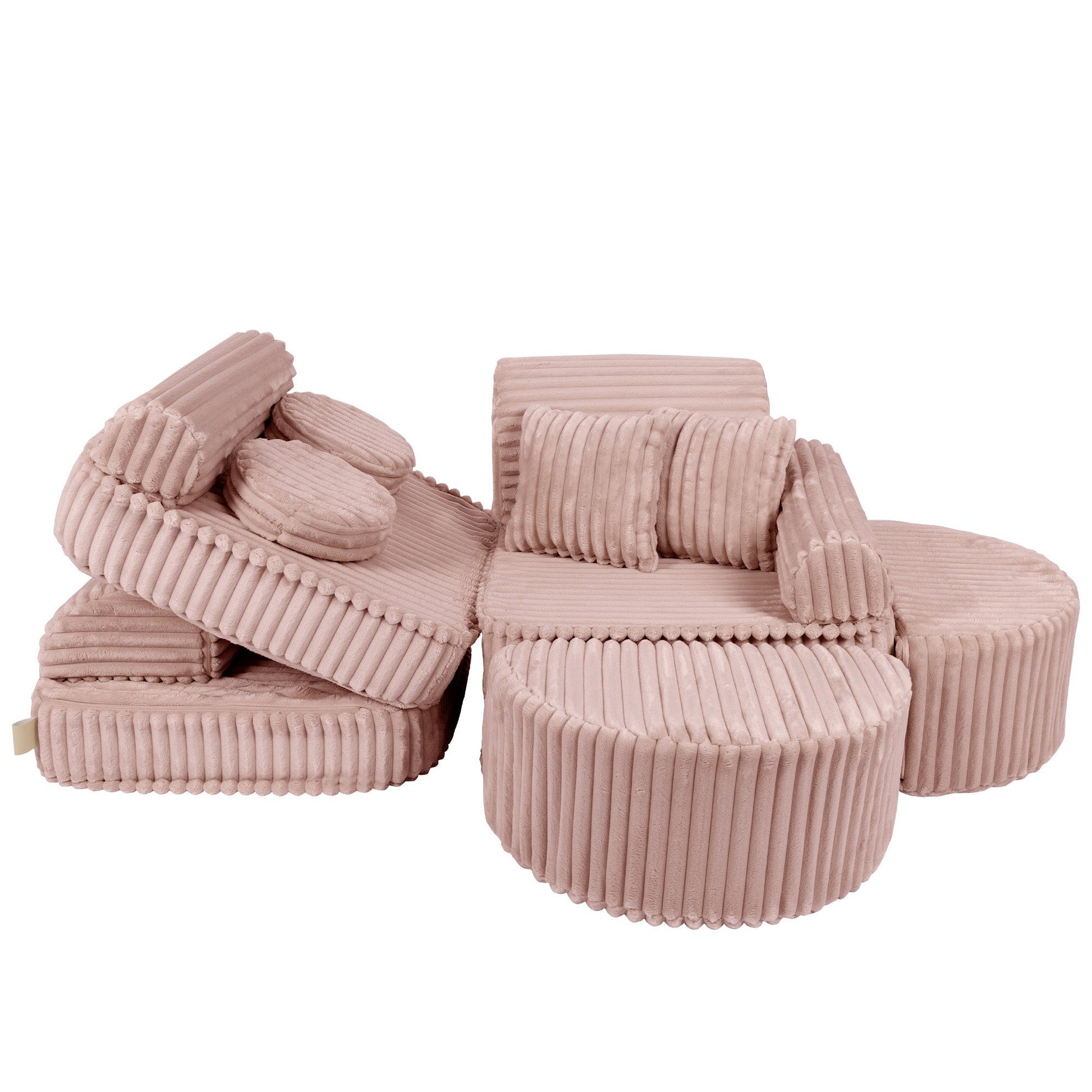 Modulaire Kinderbank Compact Roze Plus Kindvriendelijk by MeowBaby