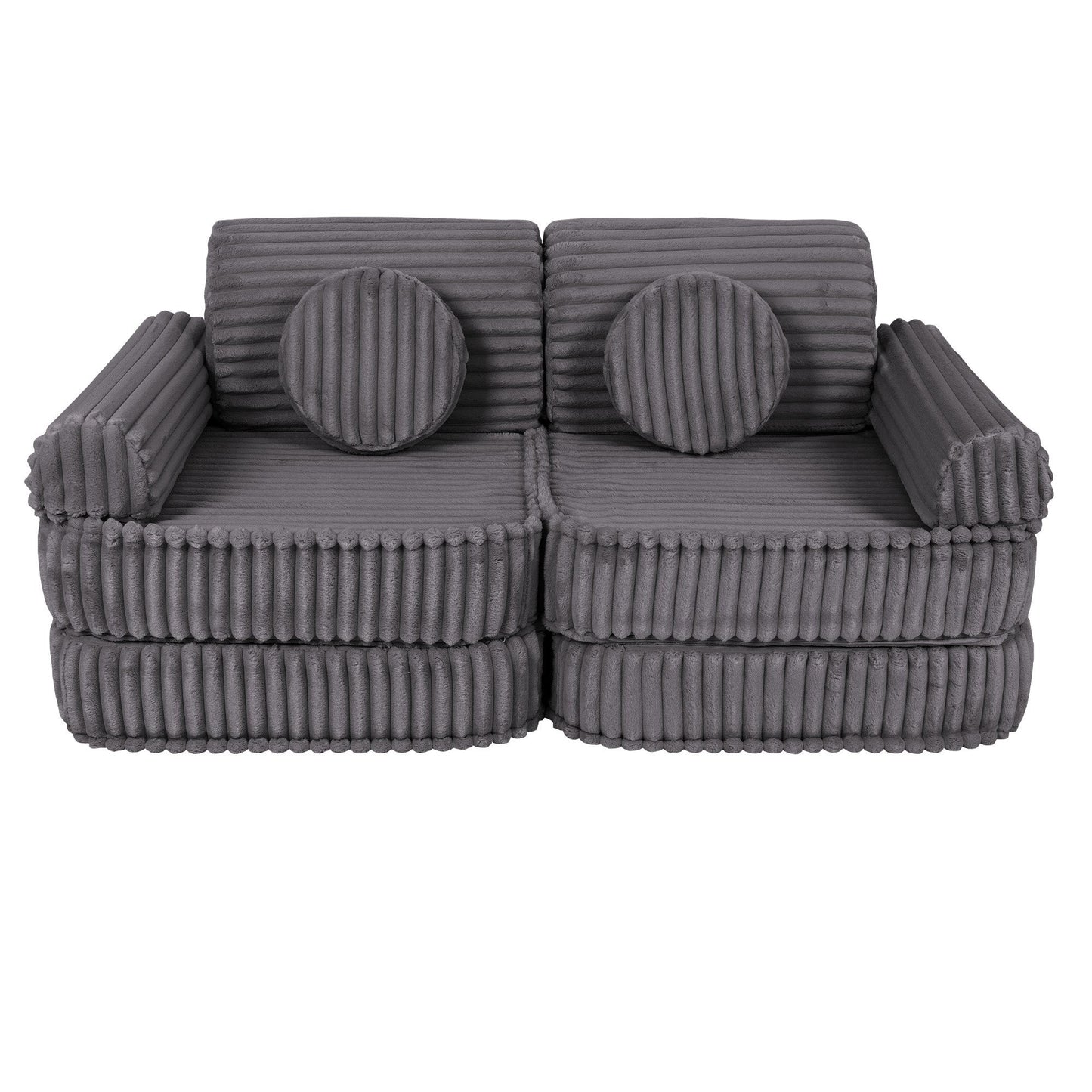 Modulaire Kinderbank Middelgroot Grijs Churros Comfortabel by MeowBaby