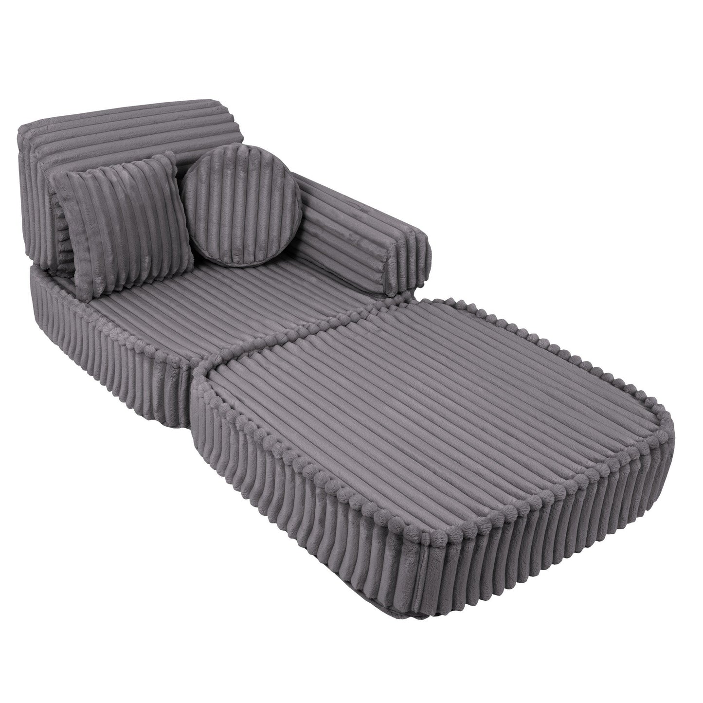 Modulaire Kinderbank Middelgroot Grijs Churros Comfortabel by MeowBaby