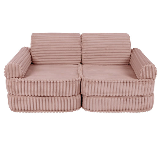 Modulair Kinderbank Churros Roze Aanpasbaar Comfortabel by MeowBaby