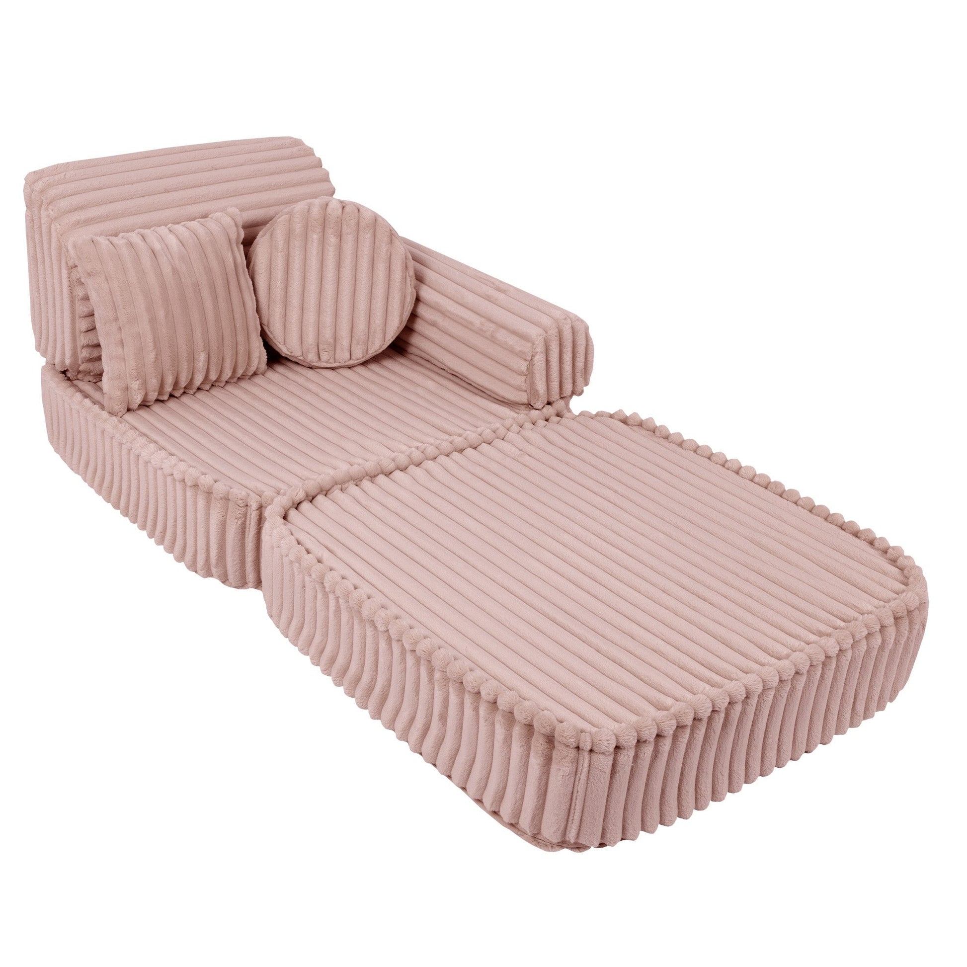 Modulair Kinderbank Churros Roze Aanpasbaar Comfortabel by MeowBaby