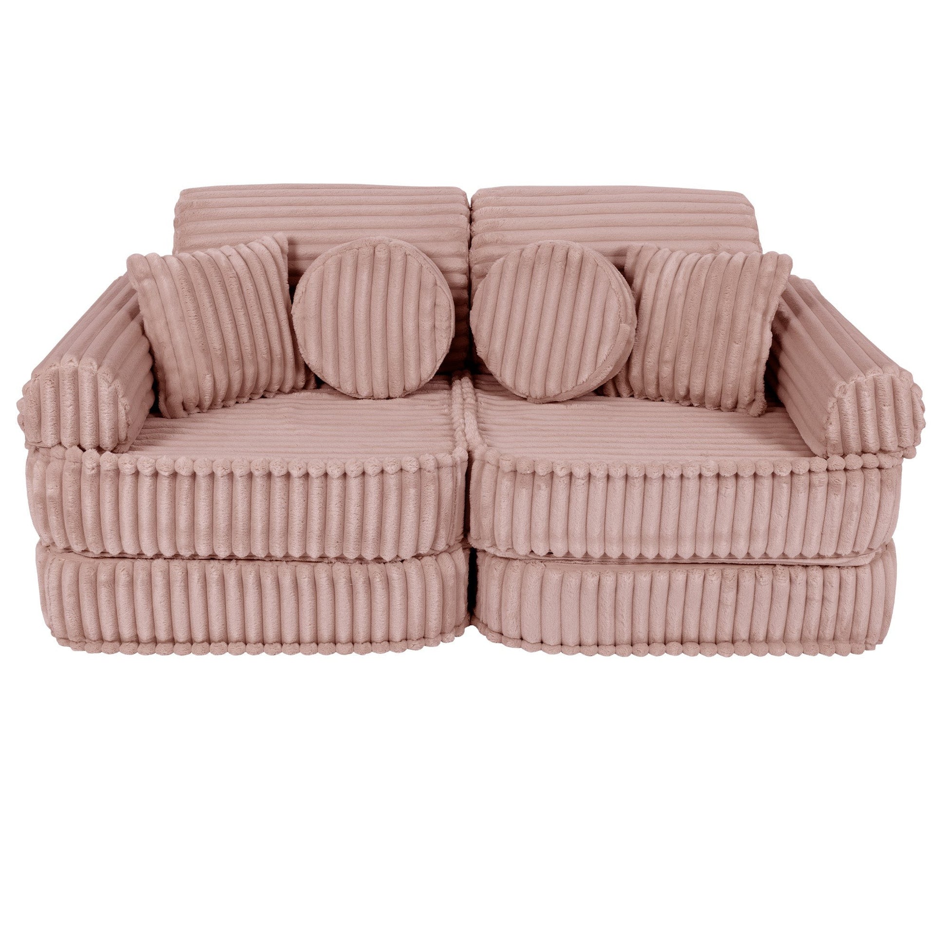 Modulair Kinderbank Churros Roze Aanpasbaar Comfortabel by MeowBaby