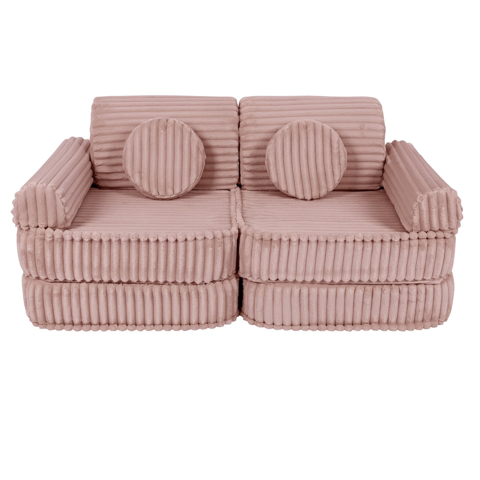 Modulair Kinderbank Churros Roze Aanpasbaar Comfortabel by MeowBaby