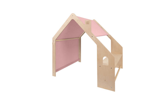 MeowBaby Natuurlijke Houten Speelhuis RozeLuifel Premium by MeowBaby
