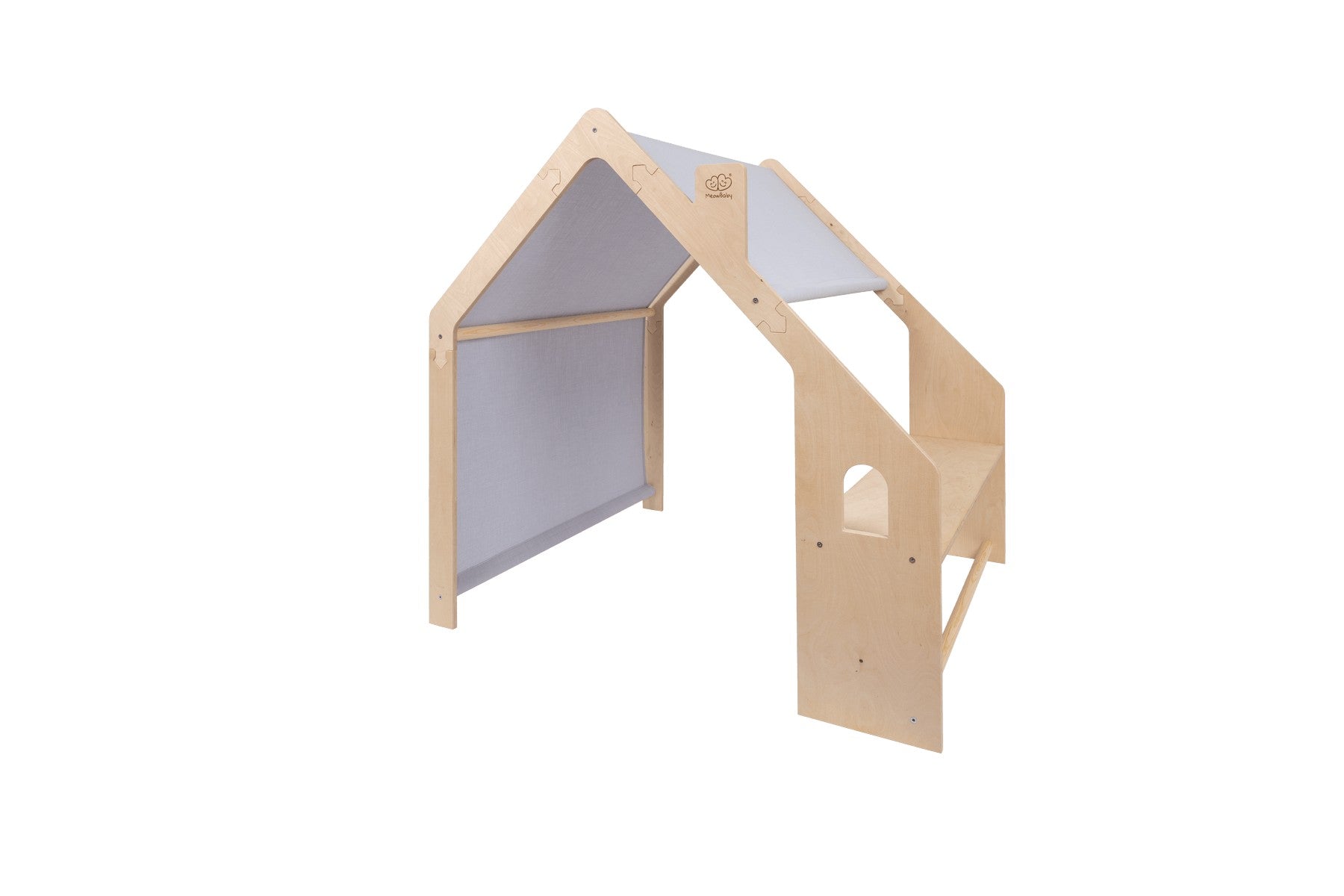 Houten Speelhuis Voor Kinderen Natuurlijke Afwerking by MeowBaby