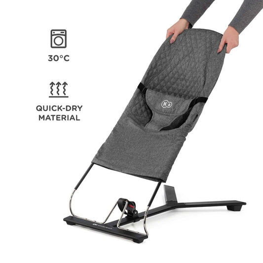 Wipstoel Baby MIMI Minimalistisch Grijs Voor Ontspanning by Kinderkraft