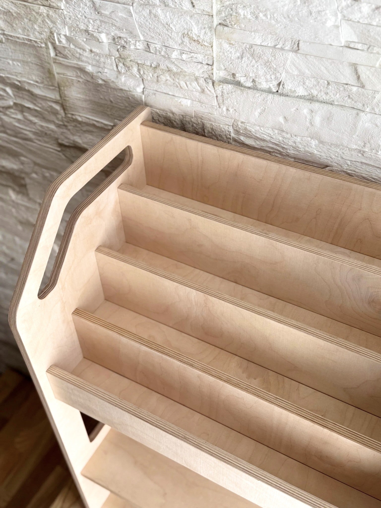 Montessori Boekenkast Met Opbergplank Voor Kinderen by OakHill