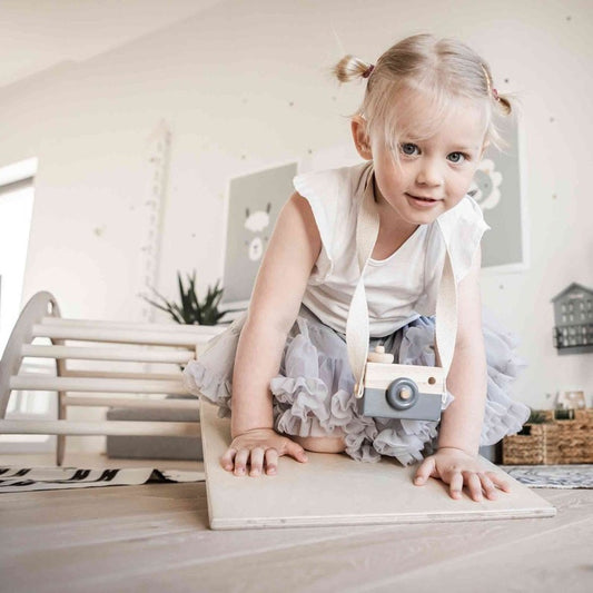 Houten Klimboogvorm Montessori Speeltoestel Balanceren by Montessori House Bed