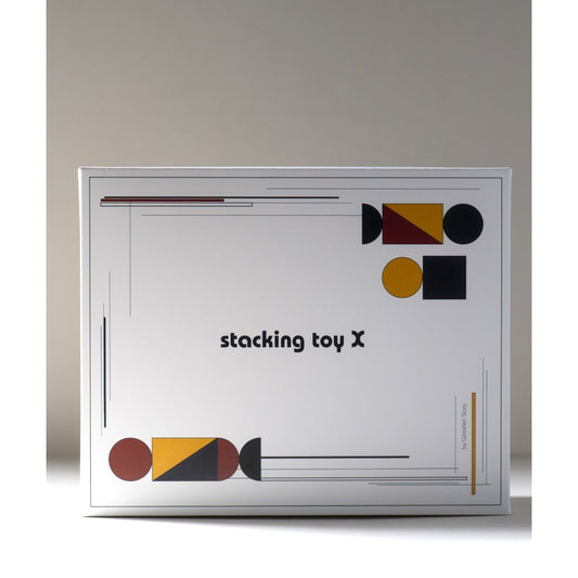 Montessori Stapel Speelgoed Geometrisch Modern Kleurrijk by Wooden Story