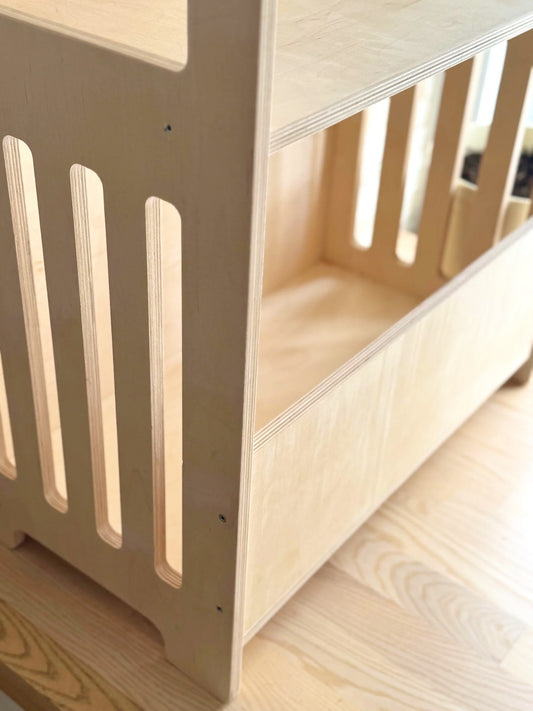 Montessori Houten Openrek Drie Niveaus Kinderhoogte by OakHill