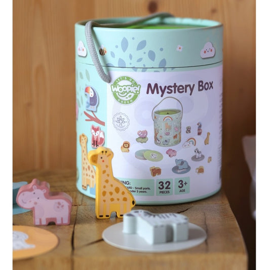 Mysterie Doos Tastspellen Ontdekken Vormpjes Kinderen by Woopie Let's Go Green