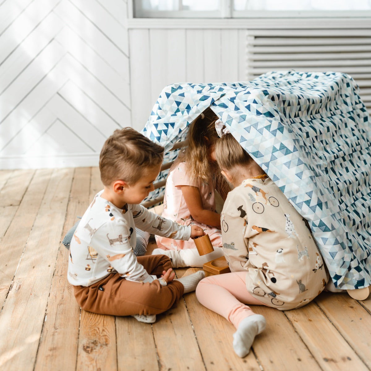 Speeltent Uitbreiding Klimrek Handgemaakt Katoen Veilig by Ette Tete