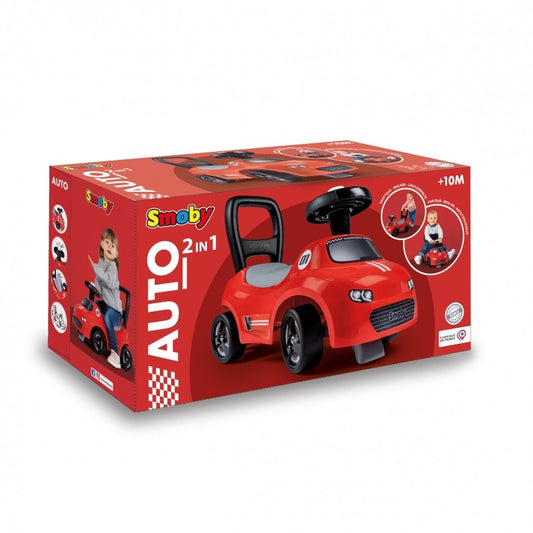 Loopauto met Toeter | Rood by Smoby