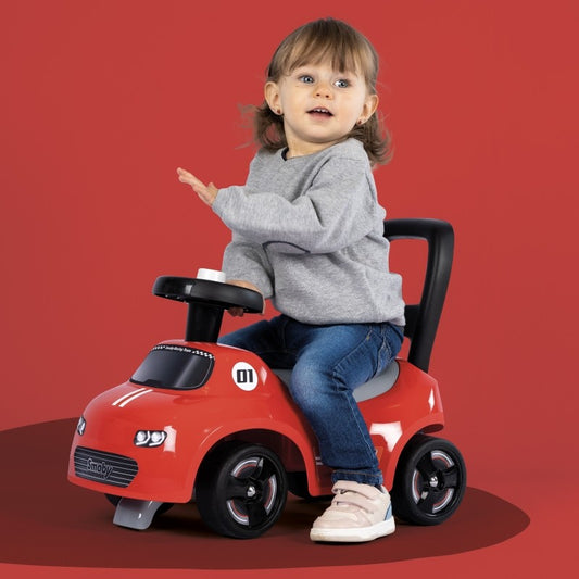 Loopauto met Toeter | Rood by Smoby