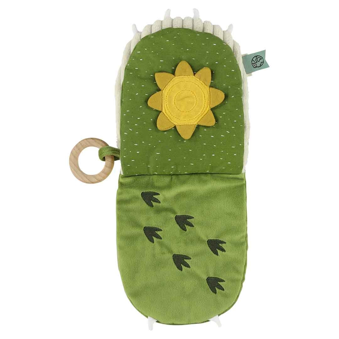 Zintuigboek Knuffelbaar Zachte Stoffen Dino Belevingsboek by Trixie Baby