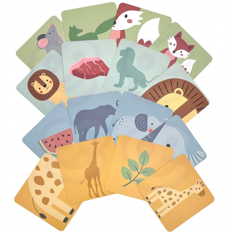 Houten Wiebeltoren Vaardigheidsspel Dieren Pastelkleuren by Woopie Let's Go Green