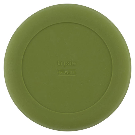 SiliconenBordDinoMetHogeRandStapelbaarMagnetronBestendig by Trixie Baby