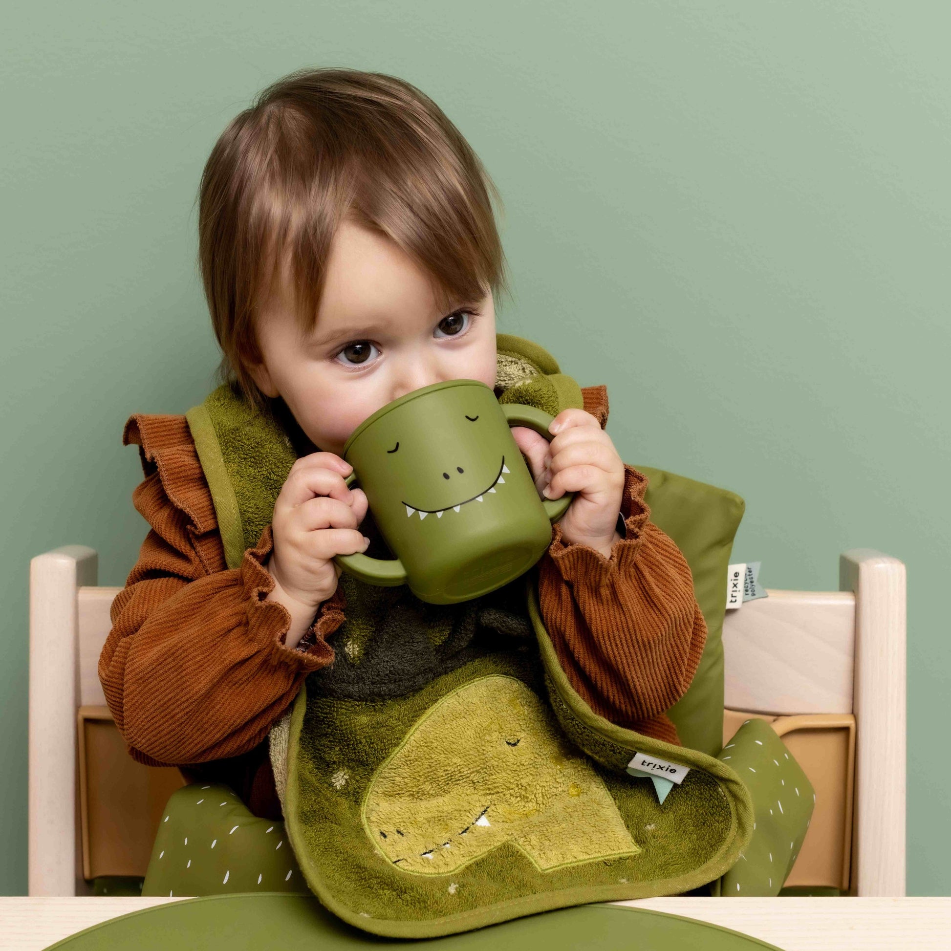 Siliconen Sippybekertje Met Grote Handvatten Spillvrij by Trixie Baby