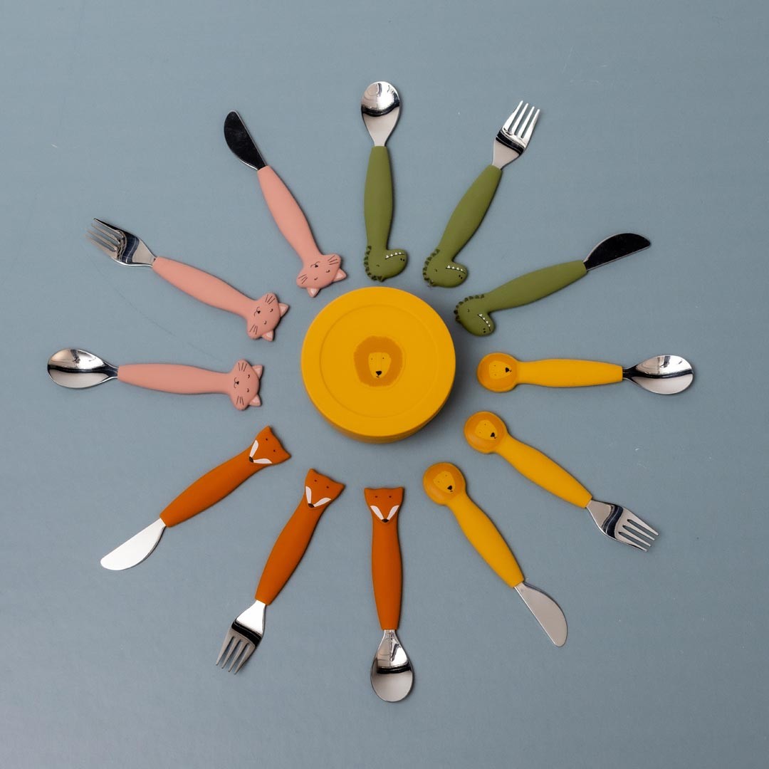 Siliconen Snackpot Met Deksel Leeuwenvriend Kindvriendelijk by Trixie Baby