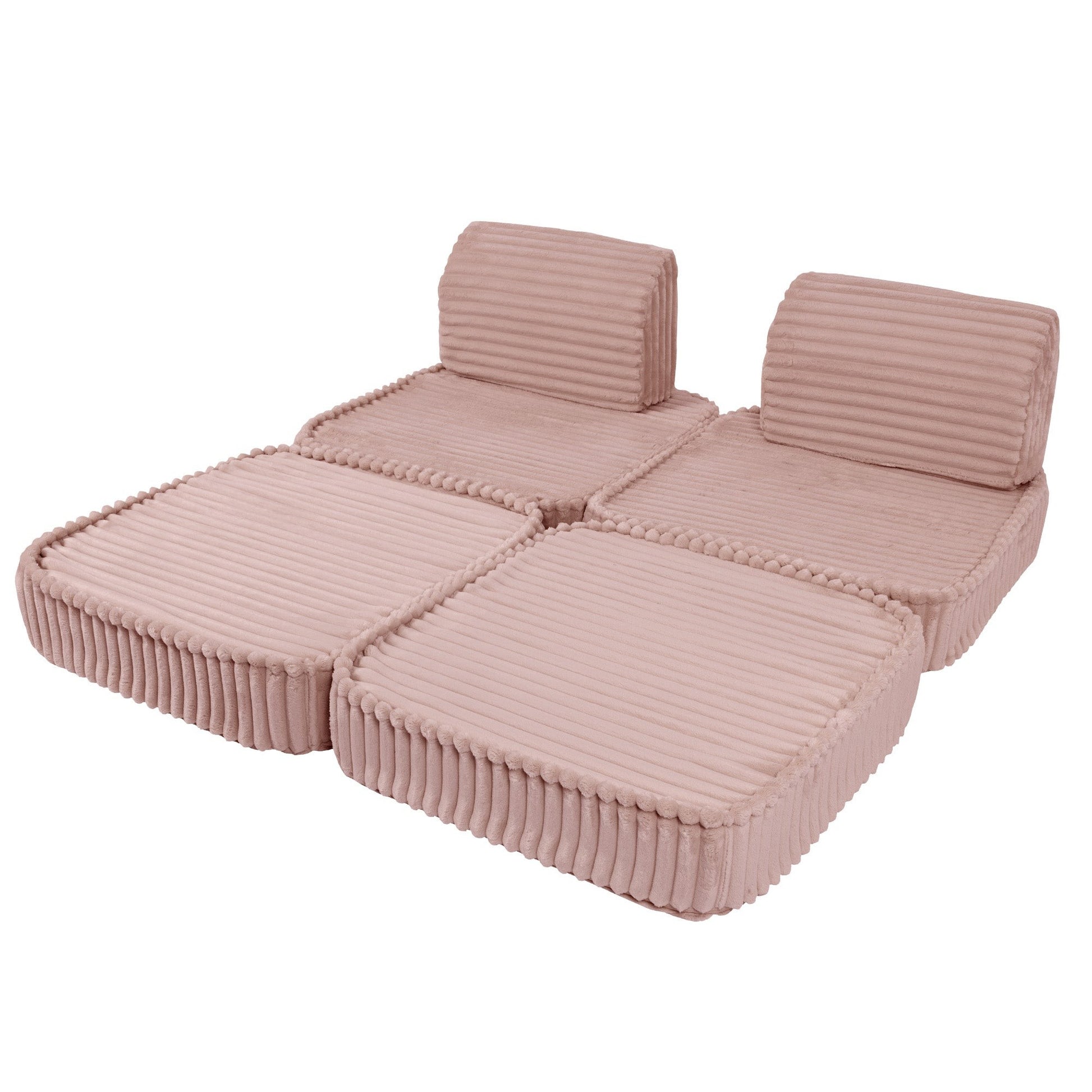 Kleine Modulaire Kinderbank Roze Churros Voor Kinderen by MeowBaby