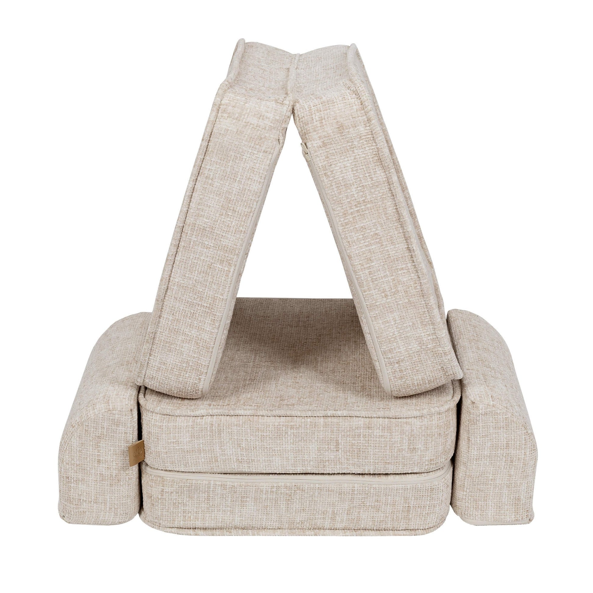 Modulaire Kinderbank Voor Kinderen ZachteBeige Bekleding by MeowBaby